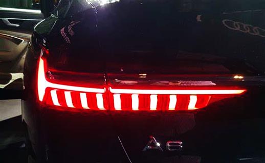 AUDI A6 actualización de las luces traseras