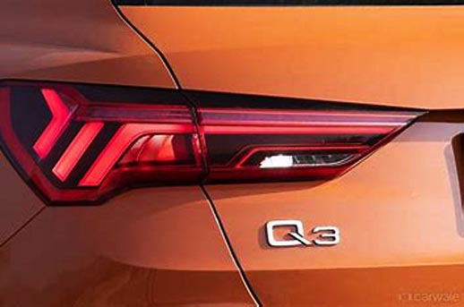 AUDI Q3 actualización de las luces traseras